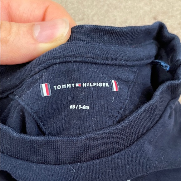 Tommy Hilfiger Kids Dark Blue Long Sleeve Tee - Picture 2 of 4